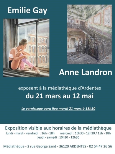 Exposition Emilie GAY et Anne LANDRON