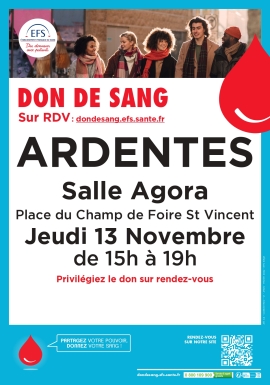 Ardentes Don de sang