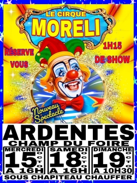 Cirque Moreli 15/10 à 16h