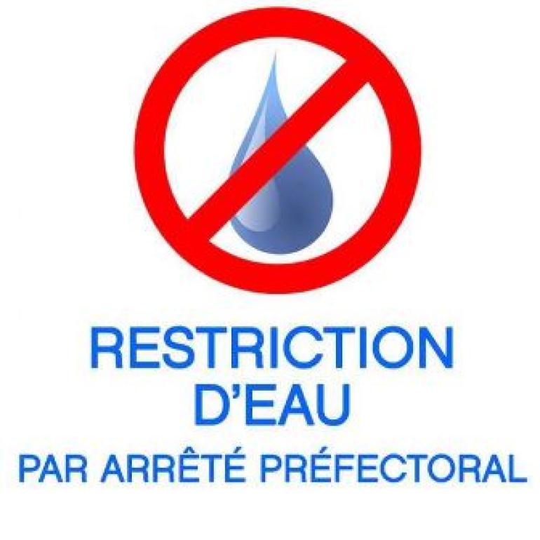 Restriction d'eau !