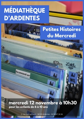 Les petites histoire du mercredi à la Médiathèque